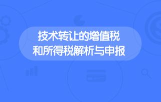 技術轉讓的增值稅和所得稅解析與申報——以網絡技術轉讓為例